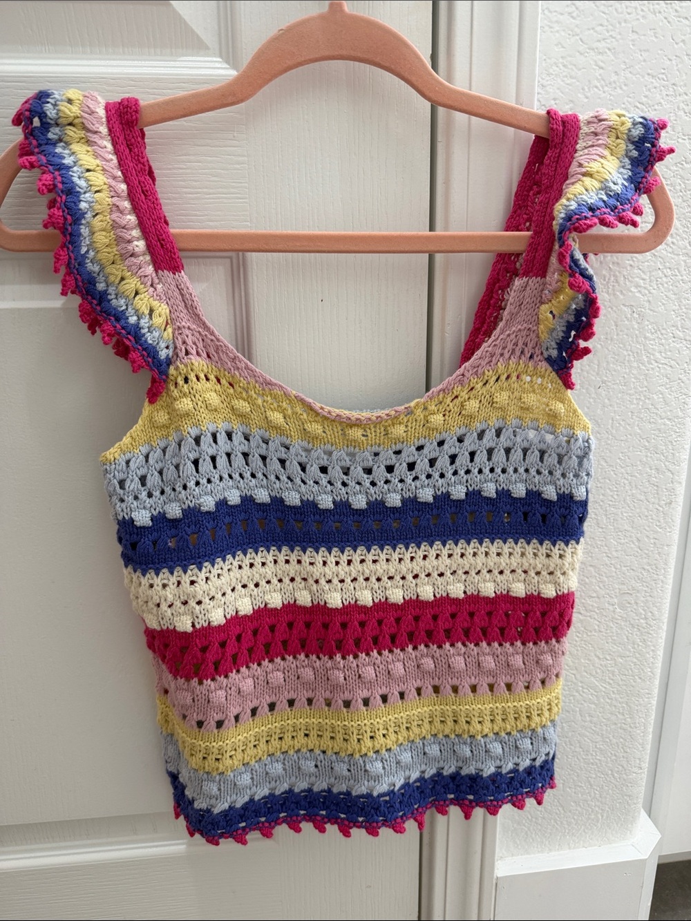 Blu Pepper Crochet Tank